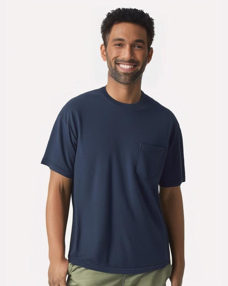 Comfort Colors® Garment-Dyed Heavyweight Pocket Crewneck Short Sleeve T-Shirt