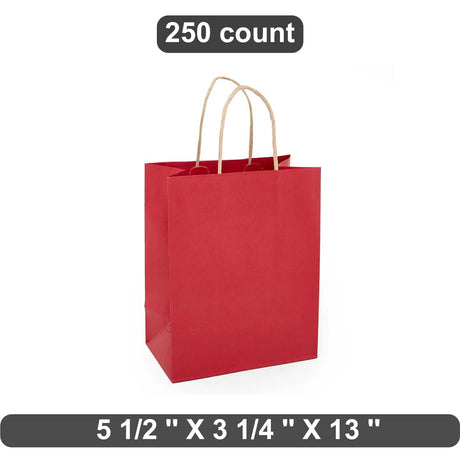 Spacious Kraft Tinted Shopping Bag 5.5" x 3.25" x 13"