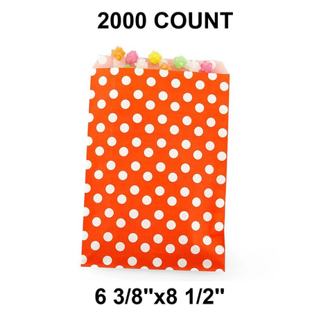 Expansive Small Dots Bags Perfect for Larger Items 6 3/8" x 8 1/2"