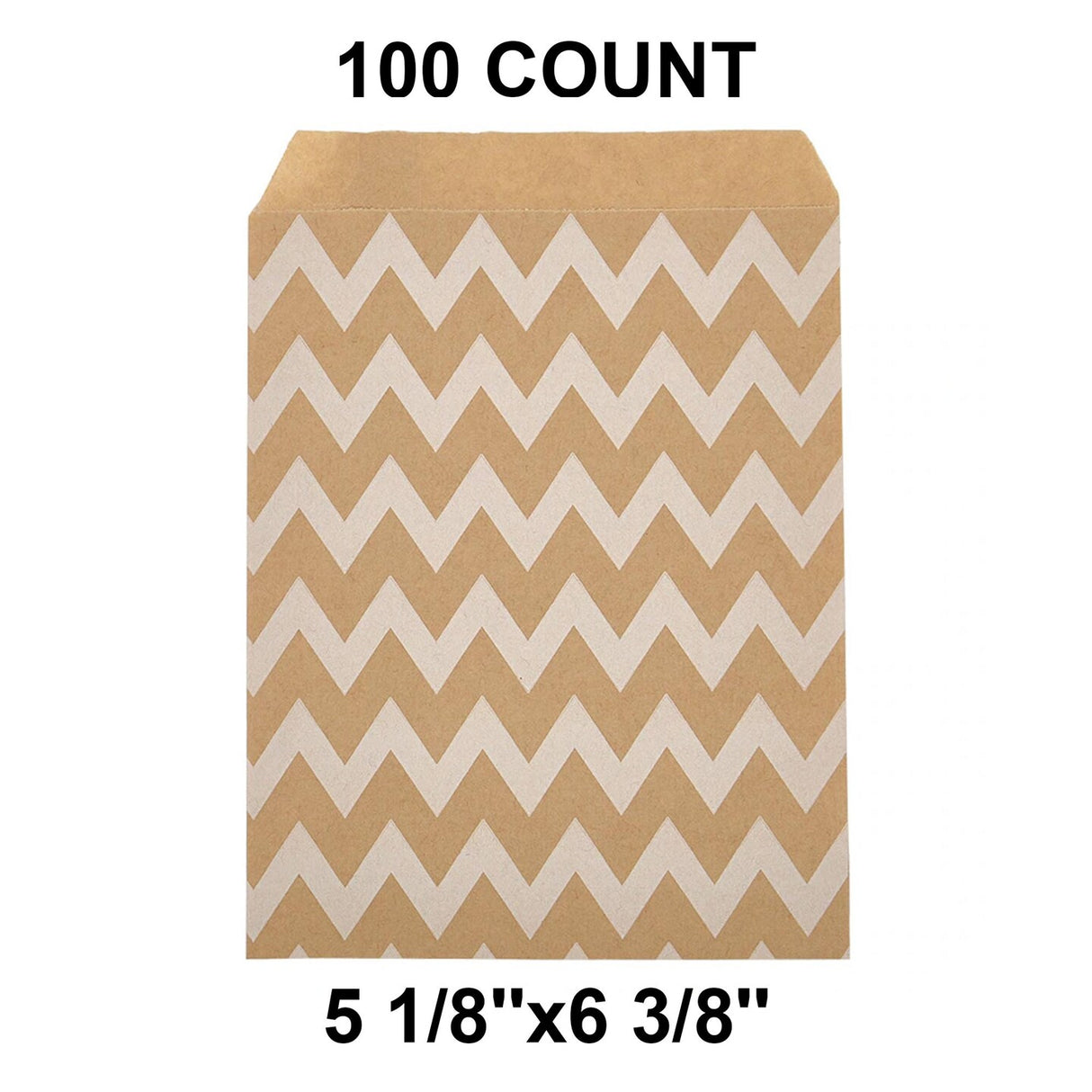 Eco-Friendly White Paper Merchandise Bags 5 1/8" x 6 3/8"