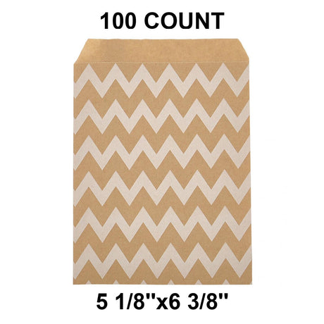 Eco-Friendly White Paper Merchandise Bags 5 1/8" x 6 3/8"