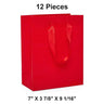 Metallic Euro Totes Brushed Finish 7'' X 3 7/8'' X 9 1/16'' Premium