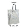 Printed Snowflake LDPE Bags 16” x 6” x 15” Holiday Packaging