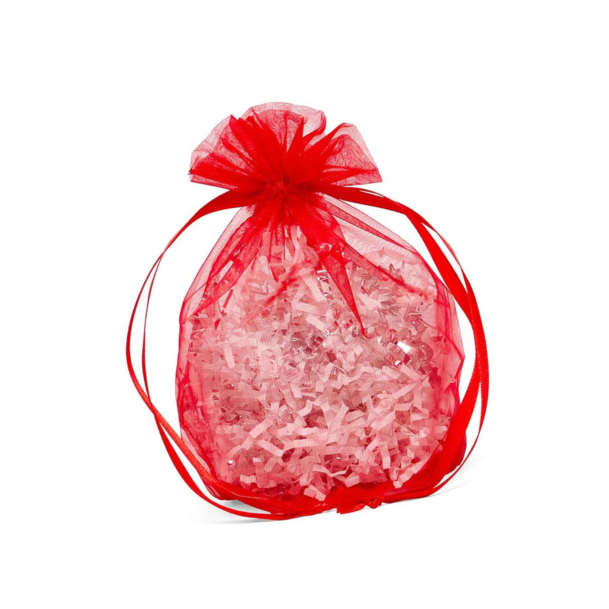 Wide Round Flat Bottom Organza Bags 9'' x 5 1/2'' x 12'' for Weddings