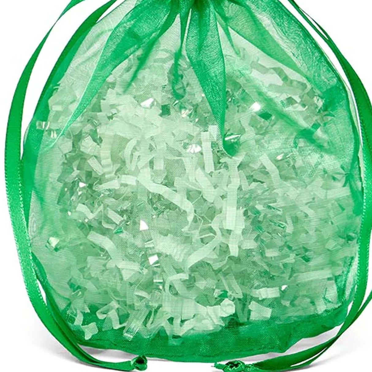 Wide Round Flat Bottom Organza Bags 6 1/2'' x 4'' x 7'' for Gift Packaging