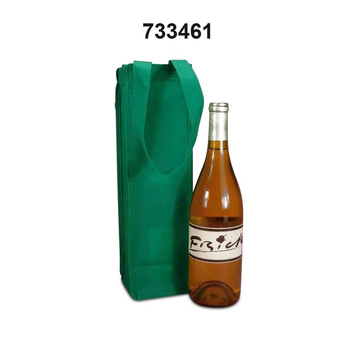Non-Woven Reusable Wine Carry Bag Durable 7" x 7" x 14"