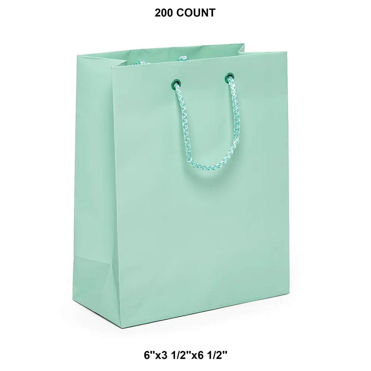 Premium Matte Euro Tote 6" x 3 1/2" x 6 1/2"