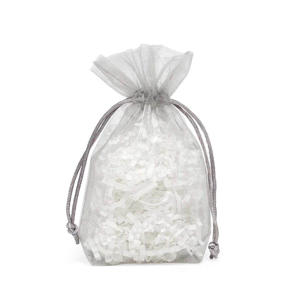 Flat Bottom Organza Bags 3 1/2''x1''x5 1/2'' for Elegant Party Bags