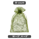 5” x 8” Sheer Organza Bags Great for Wedding Favors