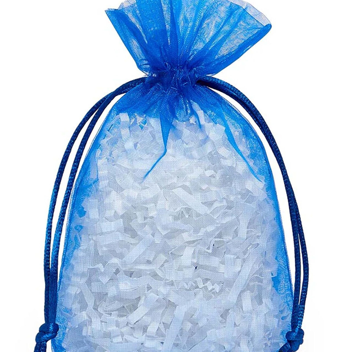 Flat Bottom Organza Bags 5 1/2''x11/2''x10 1/2'' for DIY Gift Bags