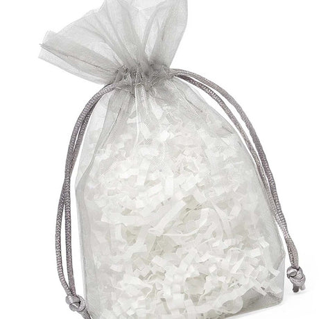Flat Bottom Organza Bags 5 1/2''x11/2''x10 1/2'' for Wedding Gift Bags
