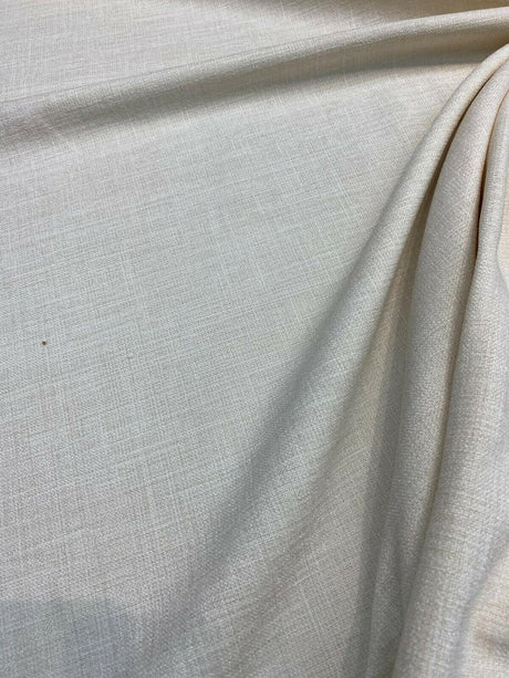 Roxy Cream Bisque Soft Chenille Upholstery Fabric - Cream Bisque, 55" Width (1 Yard)