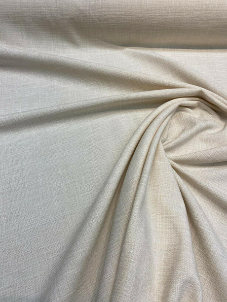 Roxy Cream Bisque Soft Chenille Upholstery Fabric - Cream Bisque, 55" Width (1 Yard)