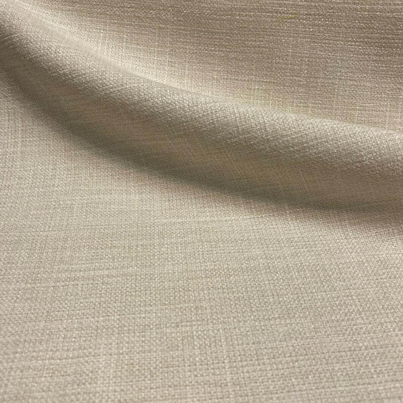 Roxy Cream Bisque Soft Chenille Upholstery Fabric - Cream Bisque, 55" Width (1 Yard)