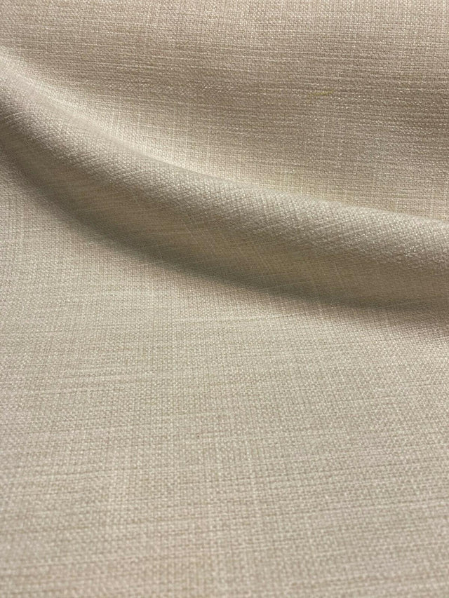 Roxy Cream Bisque Soft Chenille Upholstery Fabric - Cream Bisque, 55" Width (1 Yard)
