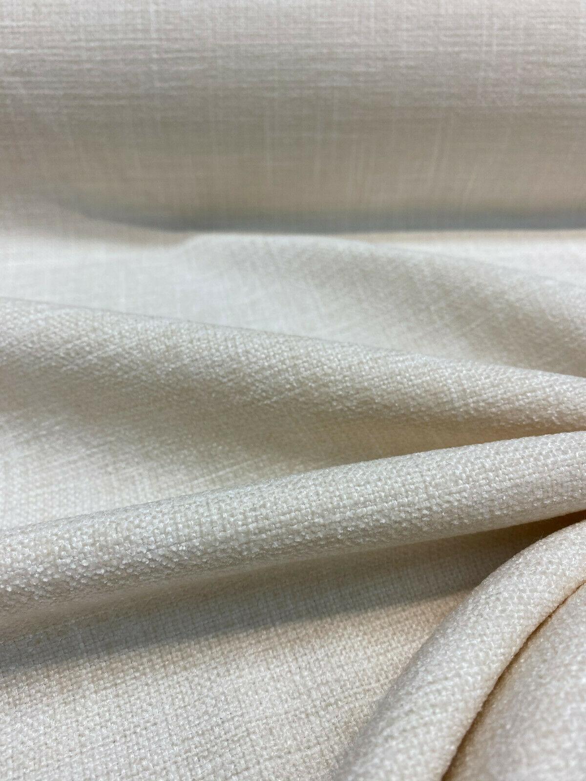 Roxy Cream Bisque Soft Chenille Upholstery Fabric - Cream Bisque, 55" Width (1 Yard)