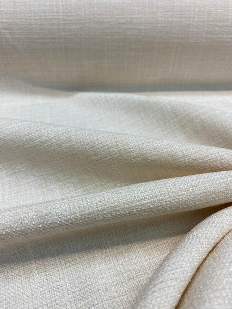 Roxy Cream Bisque Soft Chenille Upholstery Fabric - Cream Bisque, 55" Width (1 Yard)