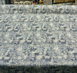 Swavelle Chenille Front Row Sea Blue Upholstery Fabric - Sea Blue, High Low Texture, 56" Width (1 Yard)