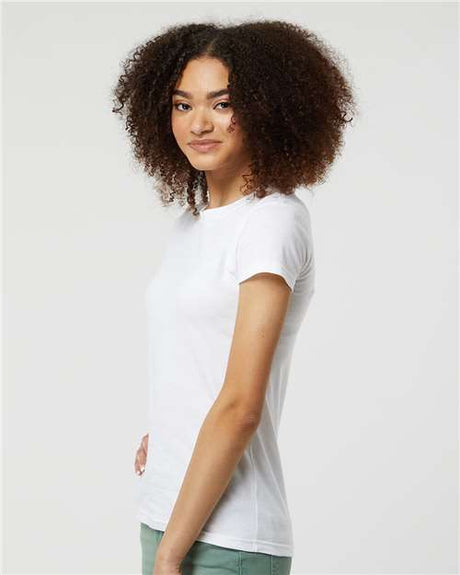Tultex® Women's Fine Jersey Slim Fit Crew Neck Short Sleeve T-Shirt