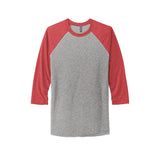Next Level® Unisex Tri Blend Crewneck Three Quarter Sleeve Raglan Tee