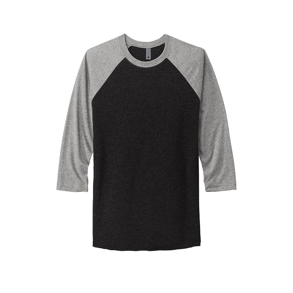 Next Level® Unisex Tri Blend Crewneck Three Quarter Sleeve Raglan Tee