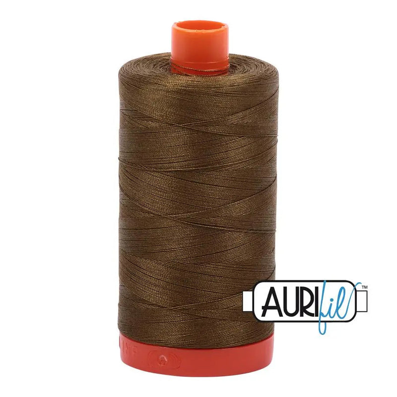 Cotton Thread Dark Olive 50wt Large Spool