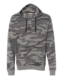 Camo Full-Zip Hooded Sweatshirt