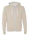 Independent Trading Co. Unisex Heathered French Terry Full-Zip Hooded Sweatshirt