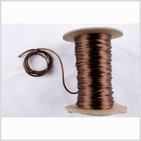 2mm Medium Brown Rattail Cord