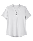 Polo North End® JAQ para mujer con cierre de botones y stretch de rendimiento