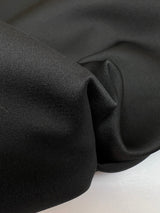 Black Polyester Satin Suit Fabric