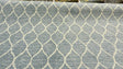 Modern Movement Chenille Fabric - Trellis, Soft Sky Blue, 56.5" Width (1 Yard)