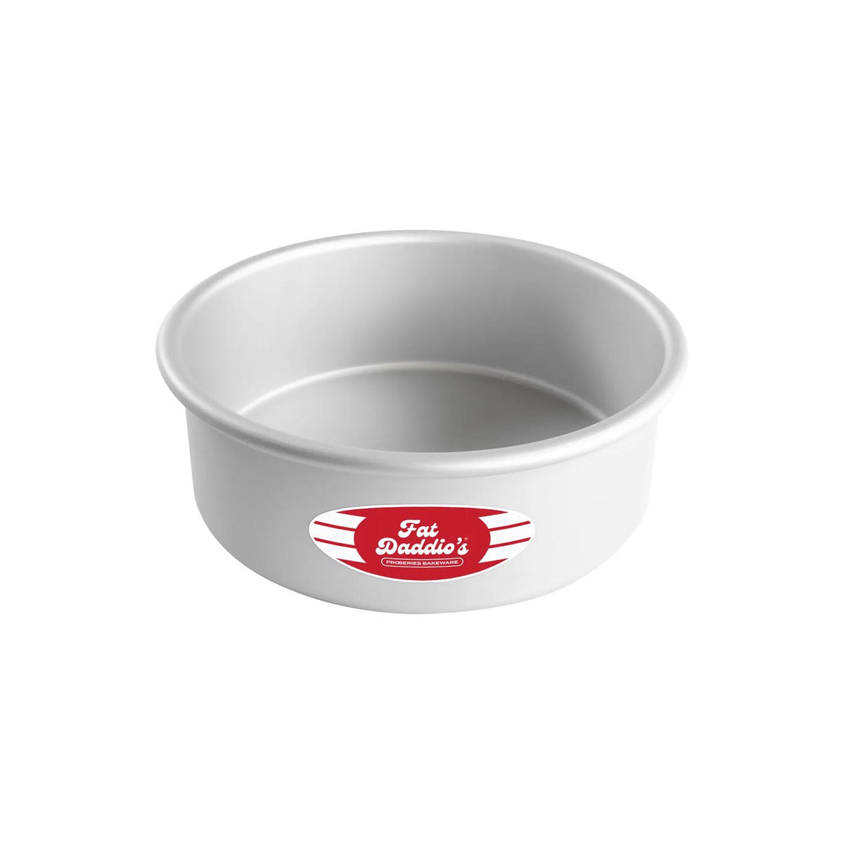 Fat Daddio's Aluminum Round Cake Pan, 8" Dia. x 3" Deep