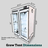 Walden 3-Tier LED Microgreen Grow Tent Kit