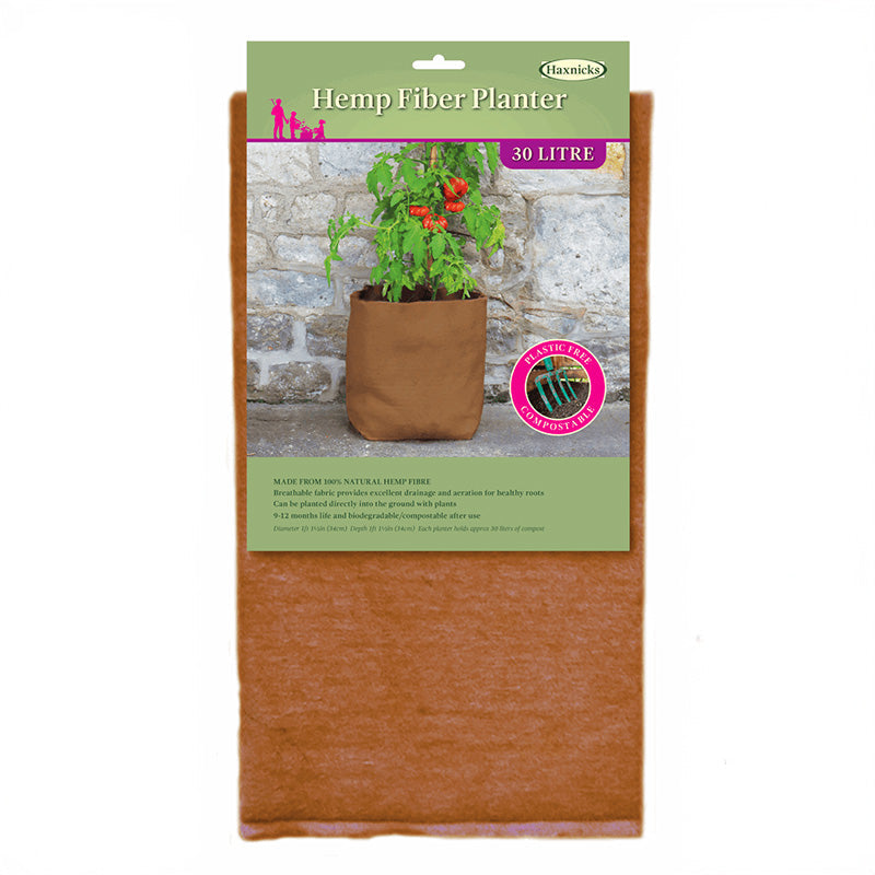 Natural Hemp Fibre Pot 30 Liter