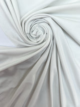 Cotton Elastane Knitted Fabric White