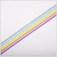 Pastel Combo Striped Grosgrain Ribbon