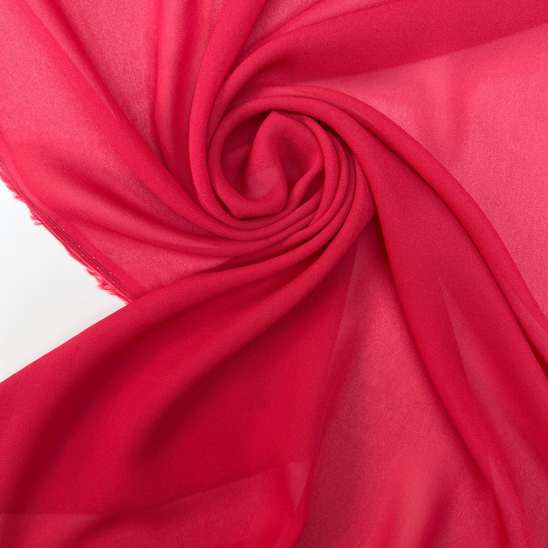 Viscose Crepe Fabric Red Shade Stretch