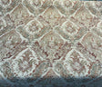 Latham Chenille Upholstery Fabric - Brick Red Damask, 57" Width (1 Yard)