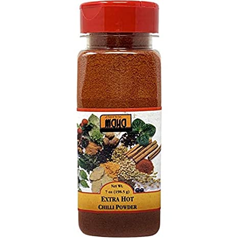 Extra Hot Chilli Powder 7 Oz Jar