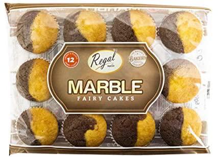 Regal Marble Fairy Cakes 12 Pcs