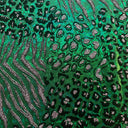 Nylon Spandex Safari Hologram Foil Fabric