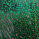 Nylon Spandex Safari Hologram Foil Fabric
