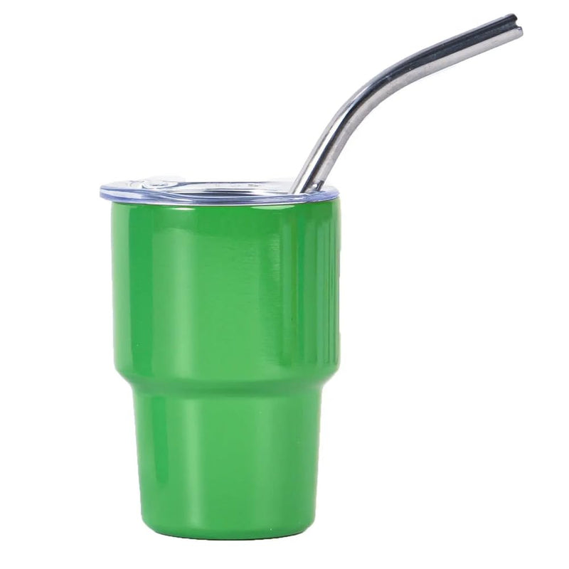 2 Oz Thermal Sublimation Tumbler Shot Glass Cup - Green, Double-Wall Vacuum Insulated, Sublimation Ready (1 Unit)