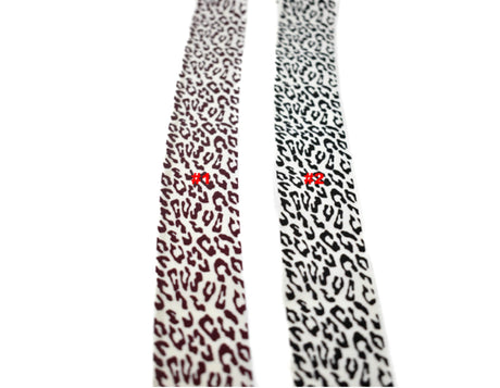 Fold-Over Elastic Leopard Print 1.63"