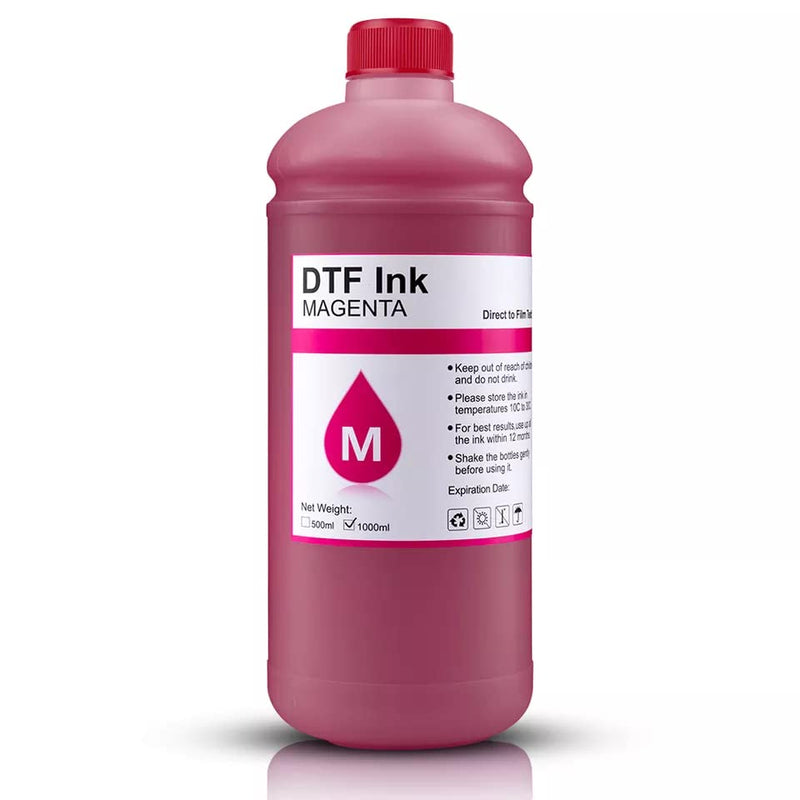 DTF Ink - Magenta Direct To Film Textile Ink - Magenta, 1000Ml, 500Ml, 250 Ml (Large)