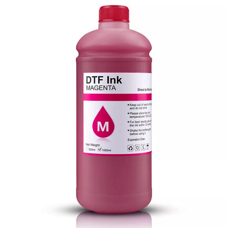 DTF Ink - Magenta Direct To Film Textile Ink - Magenta, 1000Ml, 500Ml, 250 Ml (Large)