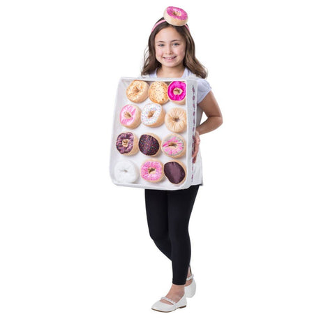 Kids Doughnut Box Costume - One Size Fits Most