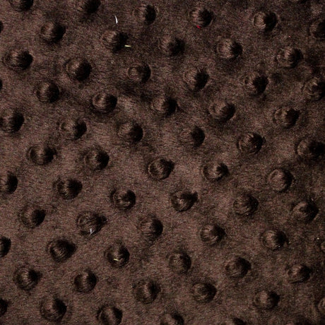Minky Dimple Dot Faux Fur Fabric - 100 Percent Polyester, Embossed Dimple Dot, 60" Width (1 Yard)