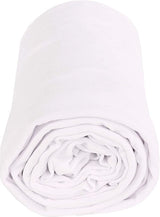 Poly Spandex Knit Fabric White DTY Double Brushed